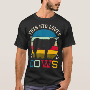 Camiseta Ganadería bovina Ganadería Holstein Friesian Chica