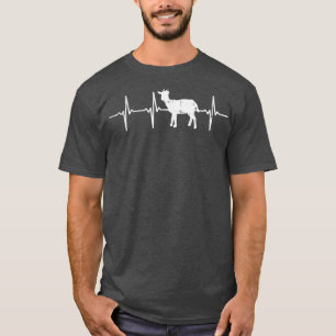 Camiseta Ganadería de animales de granja de pulso de latido