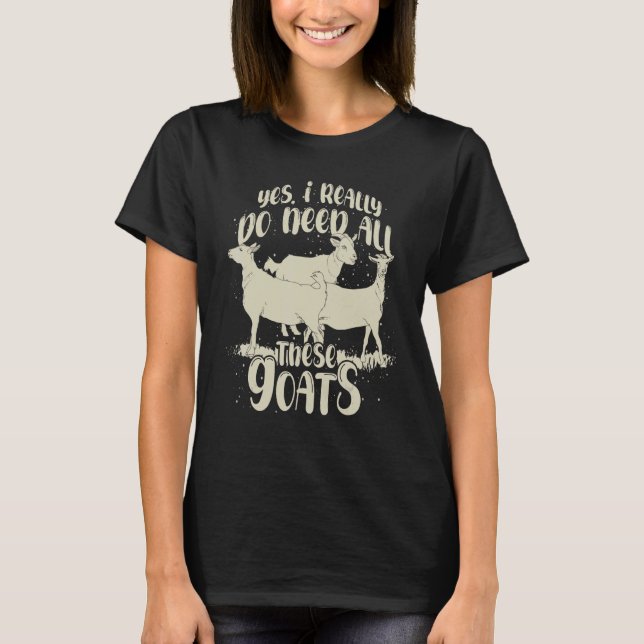 Camiseta Ganadería de cabra Ganadera de cabra (Anverso)