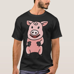 Camiseta Ganadería de cerdos divertida para niños de la fel