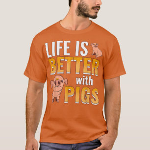 Camiseta Ganadería de cerdos Ganaderos de cerdos Cerdos Cer