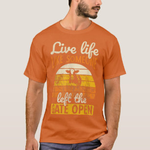 Camiseta Ganadería de cría T-S en ganadería de rancho abier