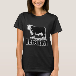 Camiseta Ganadería de Kansas Ganado de Carne Hereford Vaca