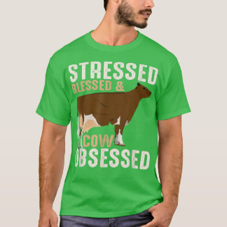 Camiseta Ganadería ganadera con grano de vacas obstruidas