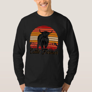 Camiseta Ganadero de ganado Ganado granja Oveja Granjero
