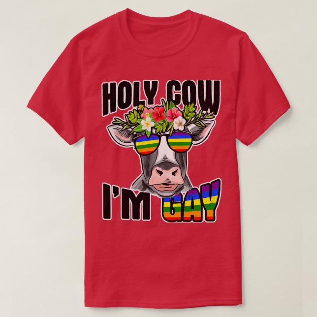 Camiseta Ganadero de vaca lechera Gay Lgbt (Diseño del anverso)