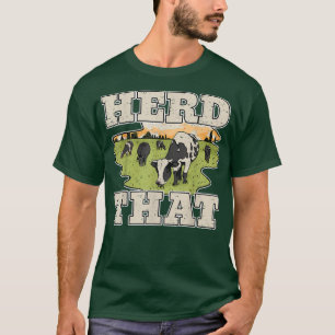 Camiseta Ganadero de vacas cebador pastor de vacas