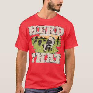 Camiseta Ganadero de vacas cebador pastor de vacas