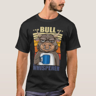 Camiseta Ganadero Domador de Toros de un Toro con Café