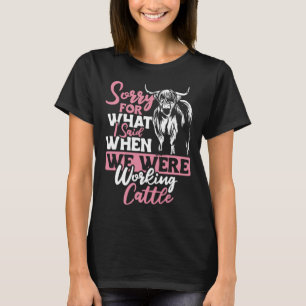 Camiseta Ganadero Highland Cow Apparer para Wo