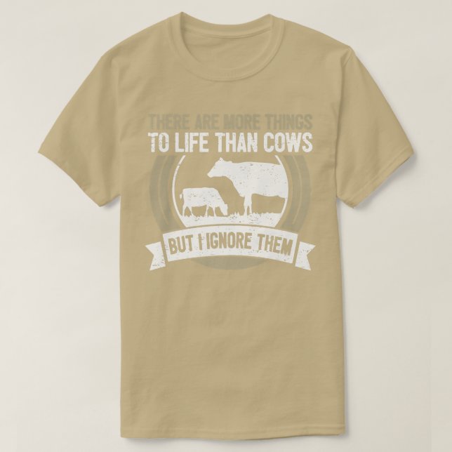 Camiseta Ganadero pastor de vacas que dice vaca (Diseño del anverso)