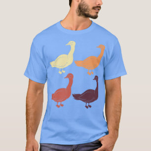 Camiseta Ganadero Retro Animal Lover Geese Farm Bird Farmer