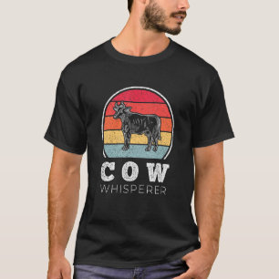 Camiseta Ganadero Susurrador de Vaca Tractor Ganado Granja