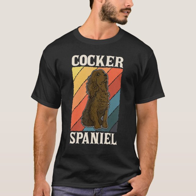 Camiseta Ganaderos de perros de Cocker Spaniel dicen 1 dueñ (Anverso)