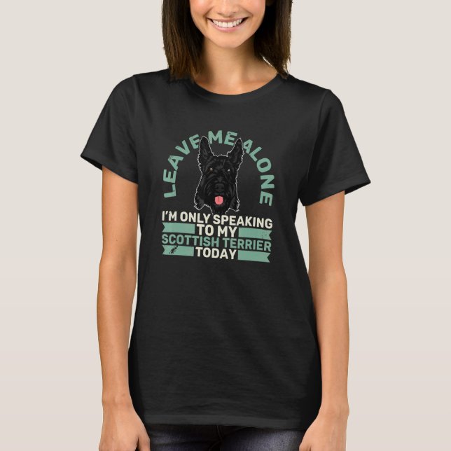 Camiseta Ganaderos de perros de terror escoceses dicen dueñ (Anverso)