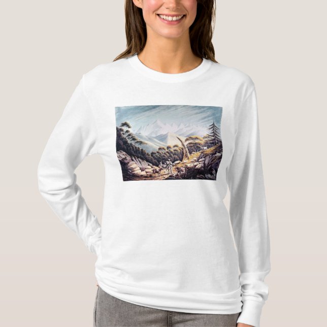 Camiseta Ganaderos nepaleses en el Himalaya, 1826 (Anverso)