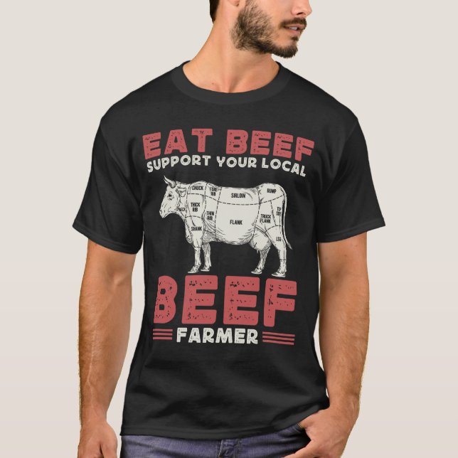 Camiseta Ganado bovino Agricultura Ganadero (Anverso)