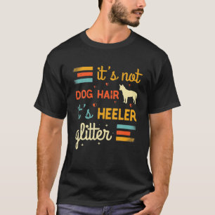Camiseta Ganado bovino australiano Cabello rojo azul heeler
