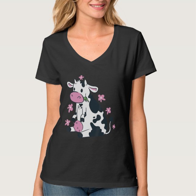 Camiseta Ganado bovino de vaca (Anverso)