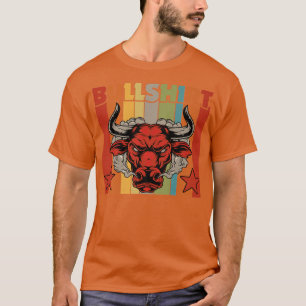 Camiseta Ganado bovino de vaca toro retro bovino de ternera