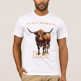 Camiseta Ganado Bovino del Territorio de Texas
