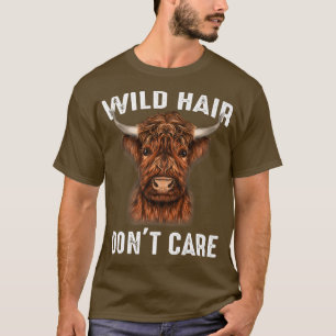 Camiseta Ganado de la región montañosa Cabello salvaje no s