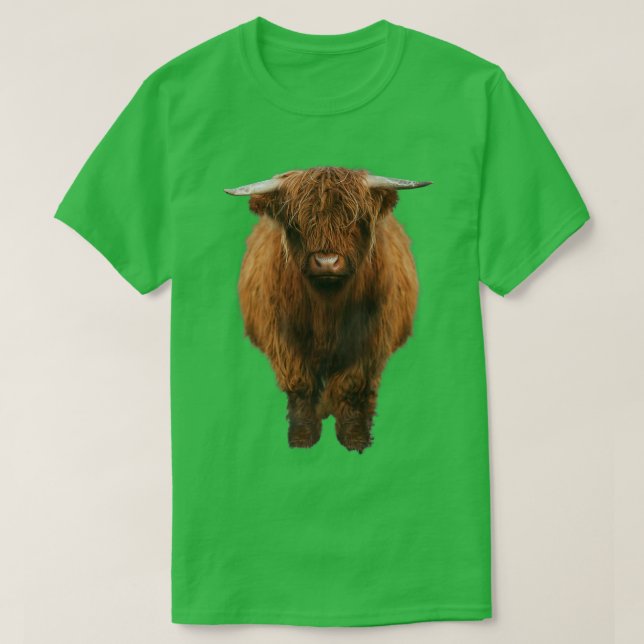 Camiseta Ganado de vacuno de raza selecta marrón (Diseño del anverso)