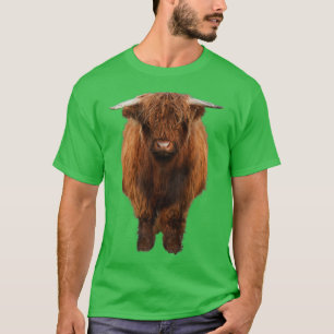 Camiseta Ganado de vacuno de raza selecta marrón