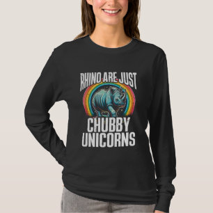 Camiseta Ganado del rinoceronte Chubby Unicornio Sudáfrica