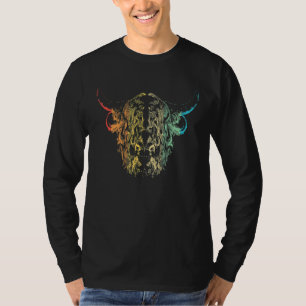 Camiseta Ganado ganadero de ganado vacuno en las tierras al