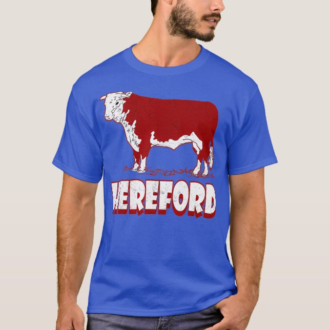 Camiseta Ganado ganadero de Kansas Hereford Cow (Anverso)