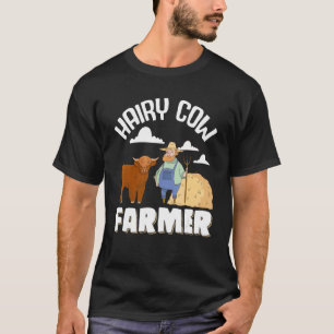 Camiseta Ganado ganadero escocés de raza selecta
