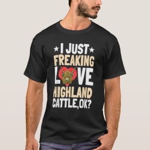 Camiseta Ganado Highland Ganado Ganado Ganadero Ganadero Ga