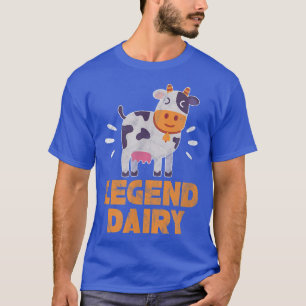 Camiseta Ganado lechero legendario agricultor Anime Kawaii