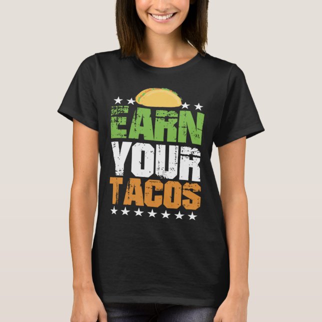 Camiseta Ganado mexicano Comida Tu Tacos Flirt Cute (Anverso)