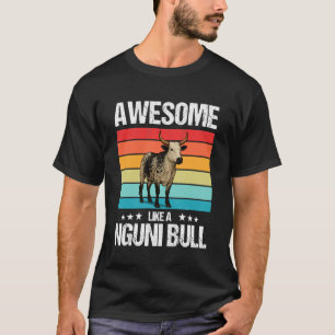 Camiseta Ganado Nguni Impresionante Como un Toro Nguni