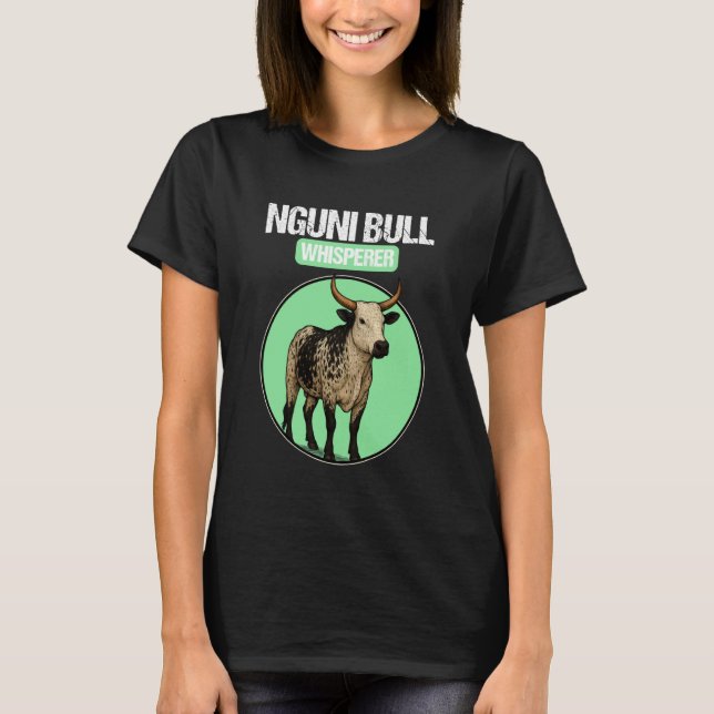 Camiseta Ganado Nguni Toro Nguni (Anverso)