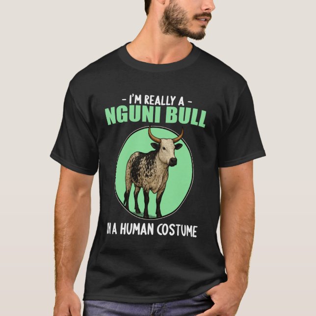 Camiseta Ganado Nguni Toro Nguni 2 (Anverso)