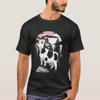 Camiseta Ganado Vaca Ganadería - Agricultura Granjero Luna