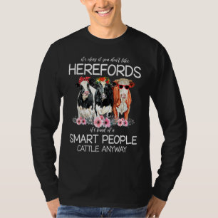 Camiseta Ganado vacuno de Hereford Manada de ganado Ganado
