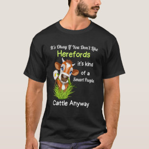 Camiseta Ganado vacuno de Hereford Rebaño de ganado Ganado