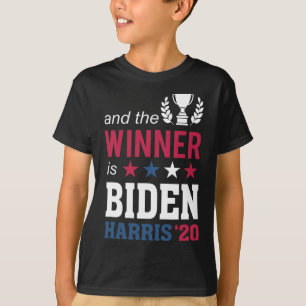 Camiseta Ganador campeón presidente Joe Biden Kamala Harris