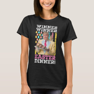 Camiseta Ganador Cena De Pascua Gracioso Trump Pascua