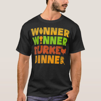 Camiseta Ganador de cena en Turquía divertido juego de acci