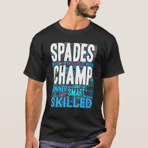 Camiseta Ganador de juego de tarjetas de jugador Spades