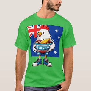 Camiseta Ganador de la cena de pollo 10