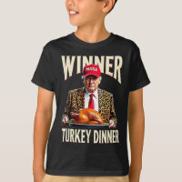 Ganador de la cena en Turquía Divertido Trump