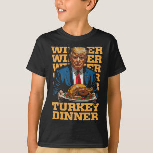 Camiseta Ganador de la cena en Turquía Divertido Trump Than