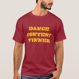 CAMISETA GANADOR DE LA COMPETENCIA DE LA DANZA