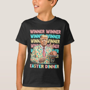 Camiseta Ganador de los Días de Cena de Pascua antes que el